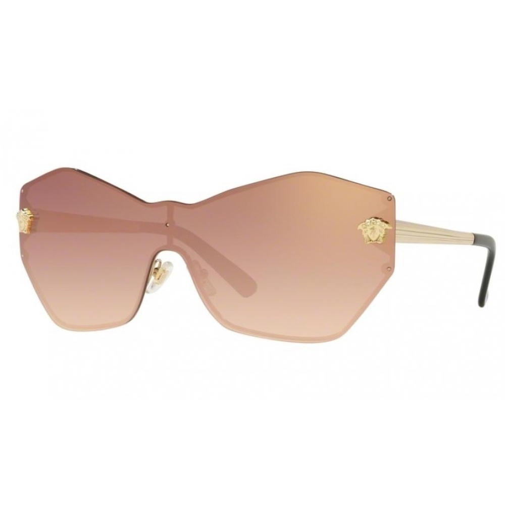 Versace Glam Medusa Shield 2182 Mirror Sunglasses